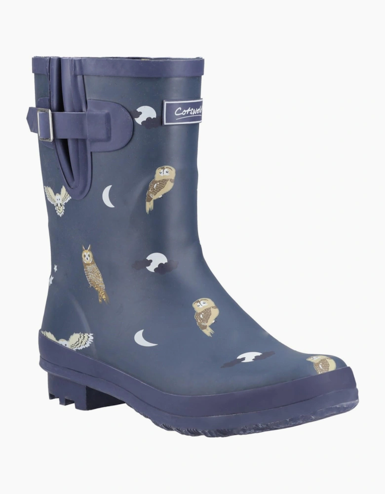 Cotswold Woodland Mid Womens Wellington Boots Owls