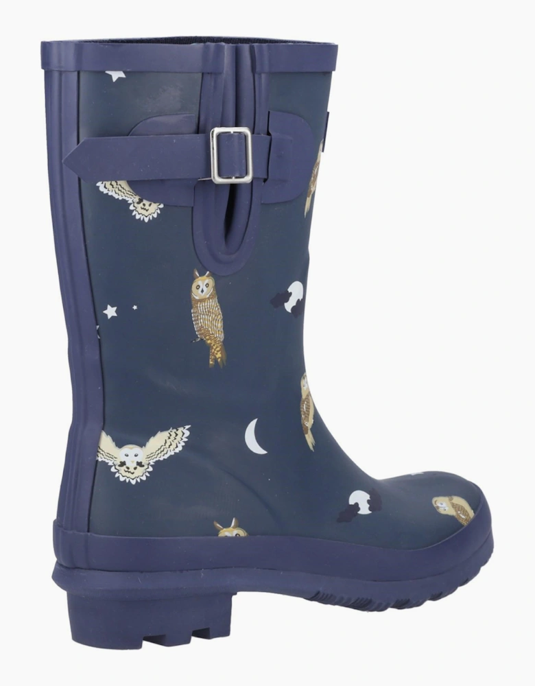 Cotswold Woodland Mid Womens Wellington Boots Owls