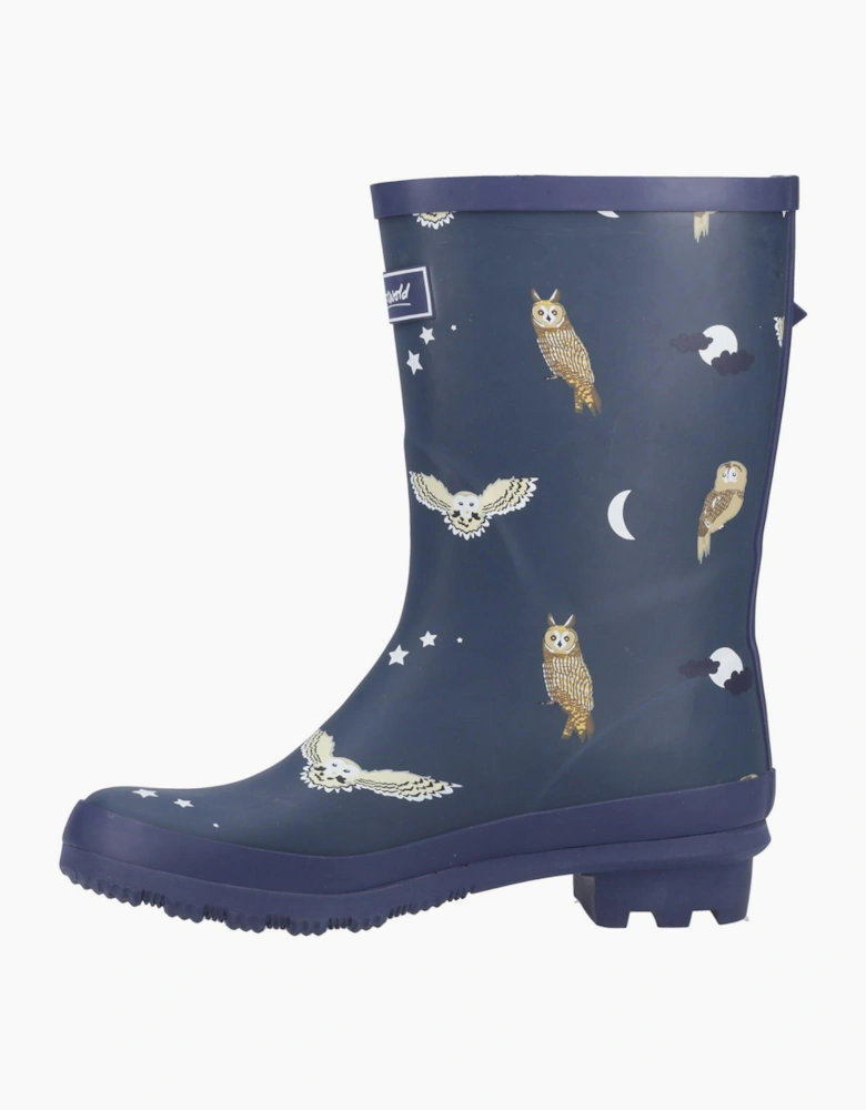 Cotswold Woodland Mid Womens Wellington Boots Owls