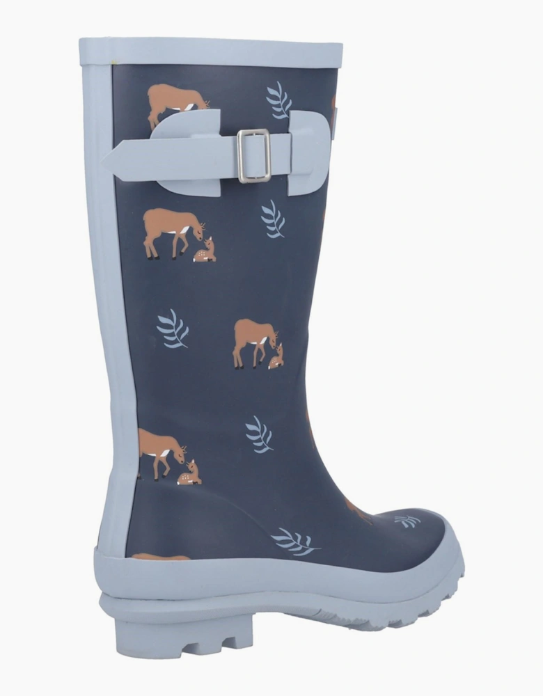 Cotswold Woodland Mid Juniors Wellington Boots Deers
