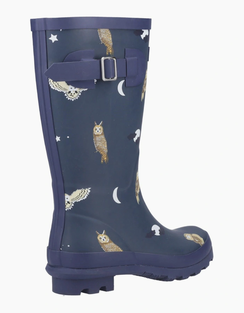 Cotswold Woodland Mid Juniors Wellington Boots Owls