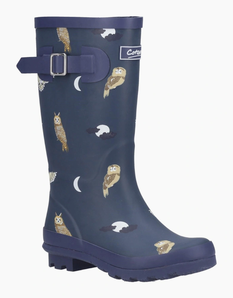 Cotswold Woodland Mid Juniors Wellington Boots Owls