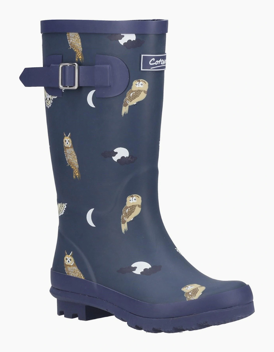 Cotswold Woodland Mid Juniors Wellington Boots Owls