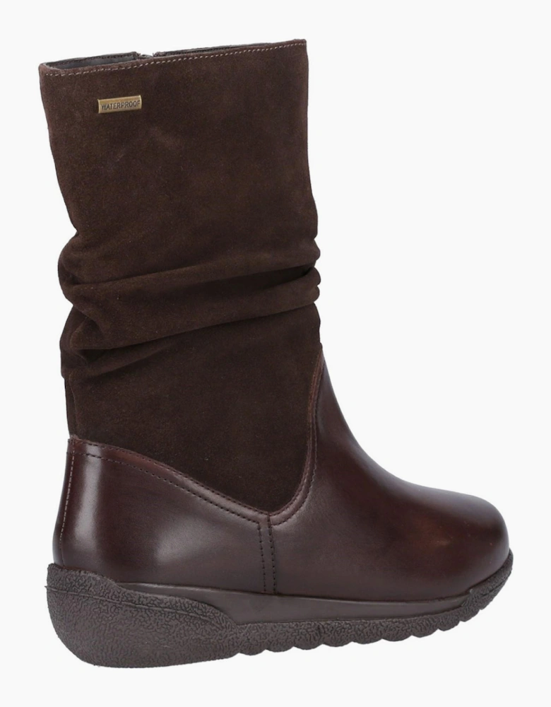 Fleet & Foster Starling Waterproof Womens Mid Boots Brown