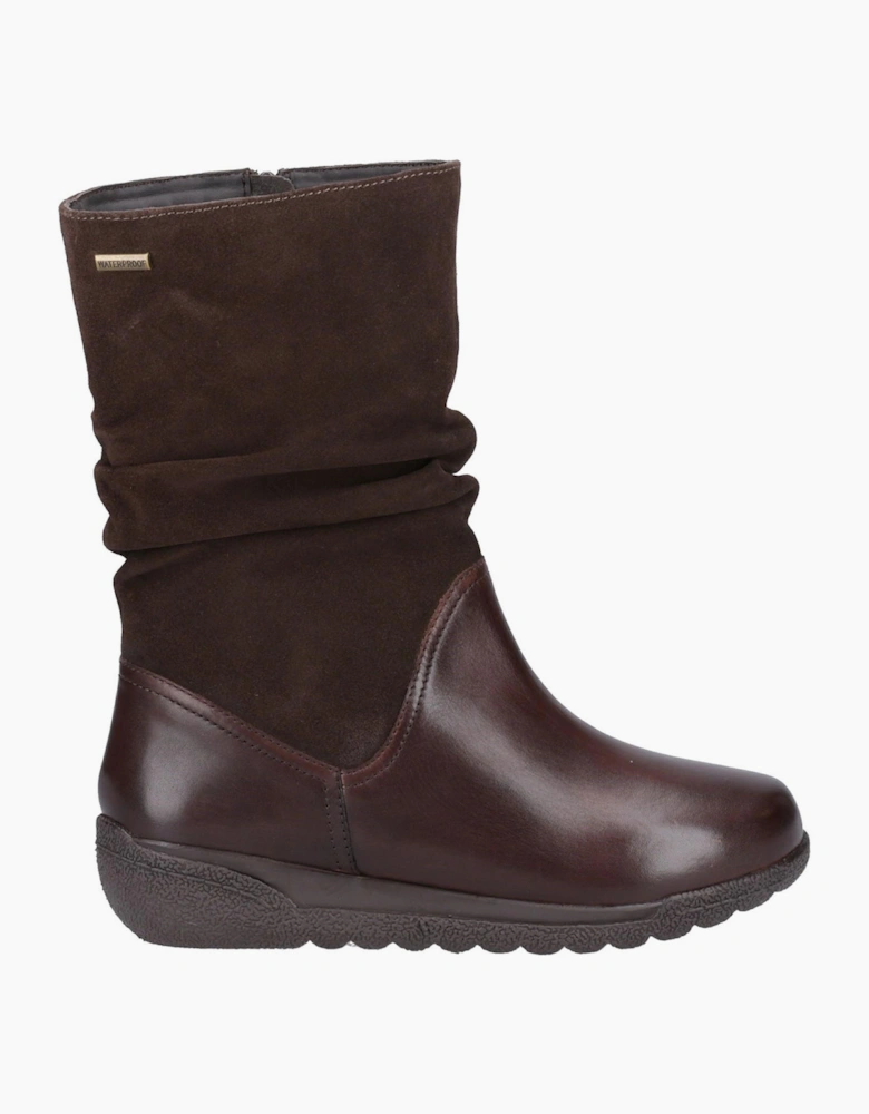 Fleet & Foster Starling Waterproof Womens Mid Boots Brown