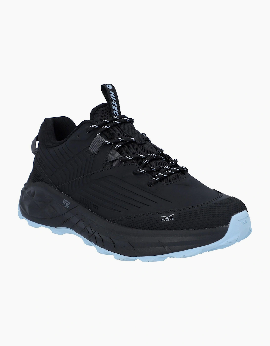 Hi-Tec Fuse Trek Mens Hiking Shoes Black/Blue Fog