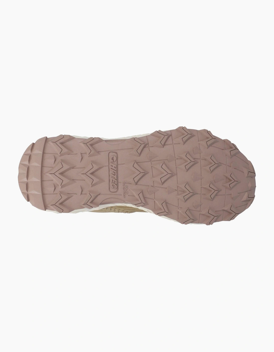 Hi-Tec Fuse Trek Mens Mid Hiking Boots Taupe/Whitecap Grey/Warm Taupe