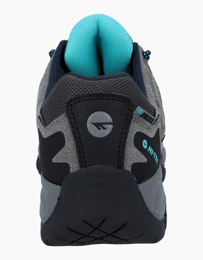 Hi-Tec Corzo Low Womens Hiking Shoes Cool Grey / Navy Blue / Curacao