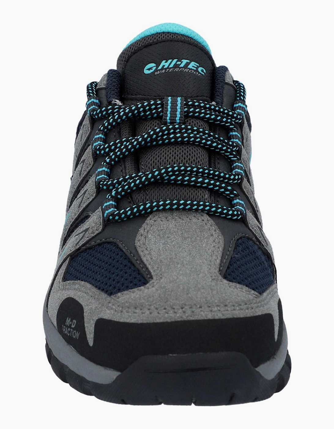 Hi-Tec Corzo Low Womens Hiking Shoes Cool Grey / Navy Blue / Curacao