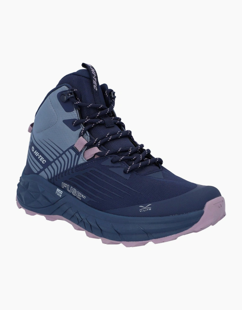 Hi-Tec Fuse Trail Mid Waterproof Womens Hiking Boots Flintstone