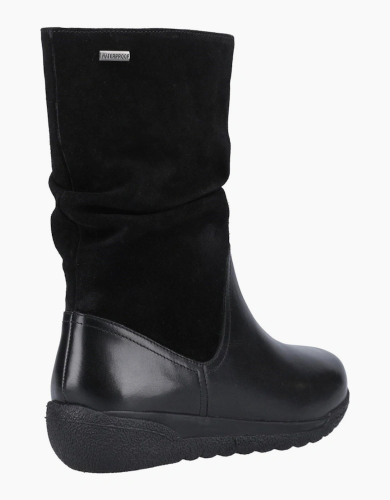 Fleet & Foster Starling Waterproof Womens Mid Boots Black
