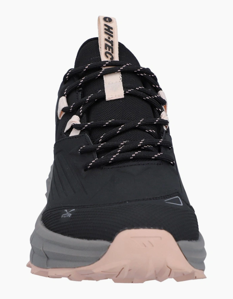 Hi-Tec Fuse Trek Womens Hiking Shoes Black/Steeple Grey/Cameo Rose