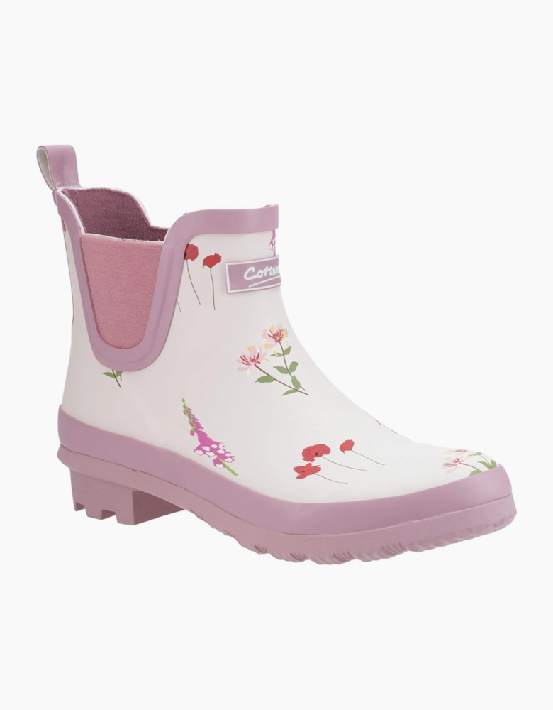 Cotswold Wildflower Womens Ankle Wellington Boots Pink