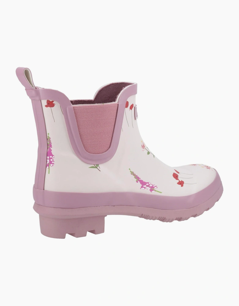 Cotswold Wildflower Womens Ankle Wellington Boots Pink