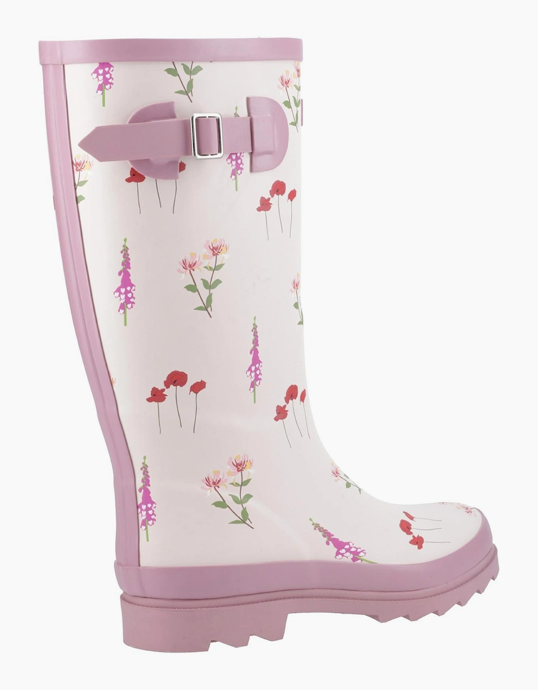 Cotswold Wildflower Womens Wellington Boots Pink
