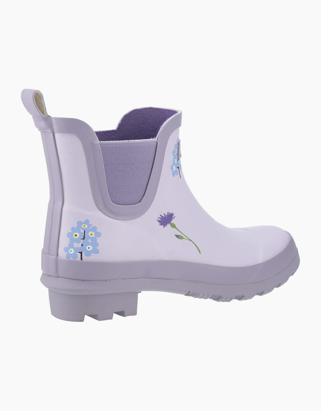 Cotswold Wildflower Womens Ankle Wellington Boots Lilac