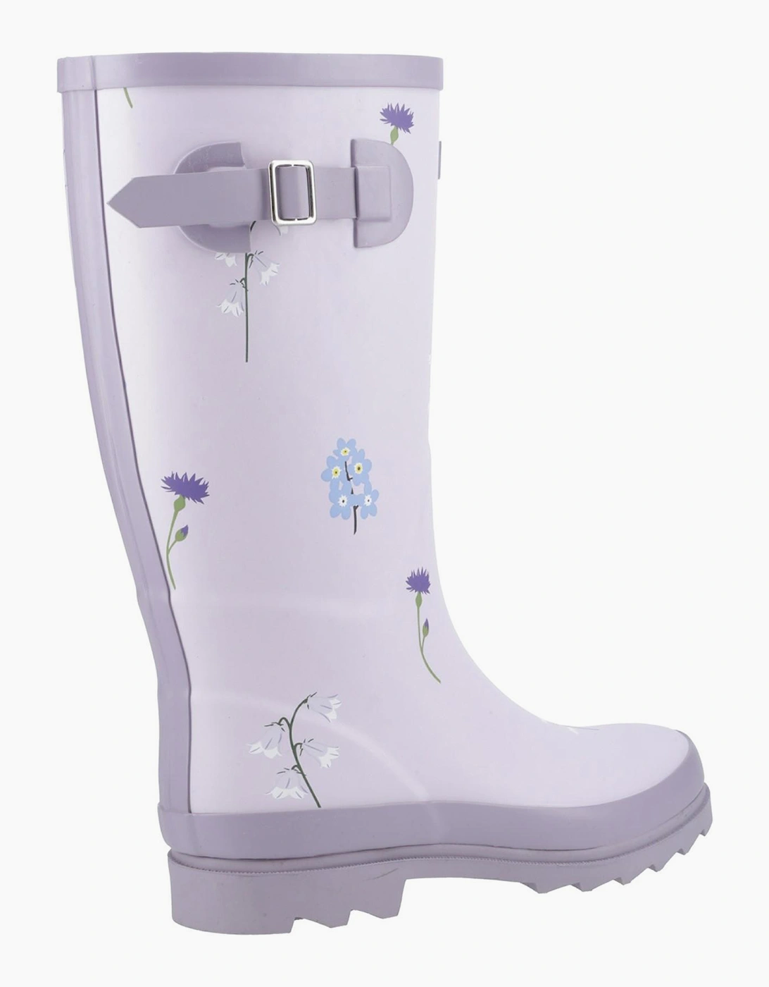 Cotswold Wildflower Womens Wellington Boots Lilac