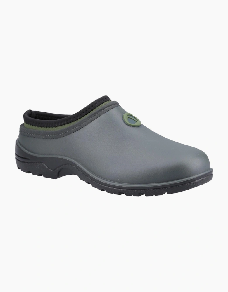 Cotswold Greenhill Unisex Wellington Clogs Grey / Green