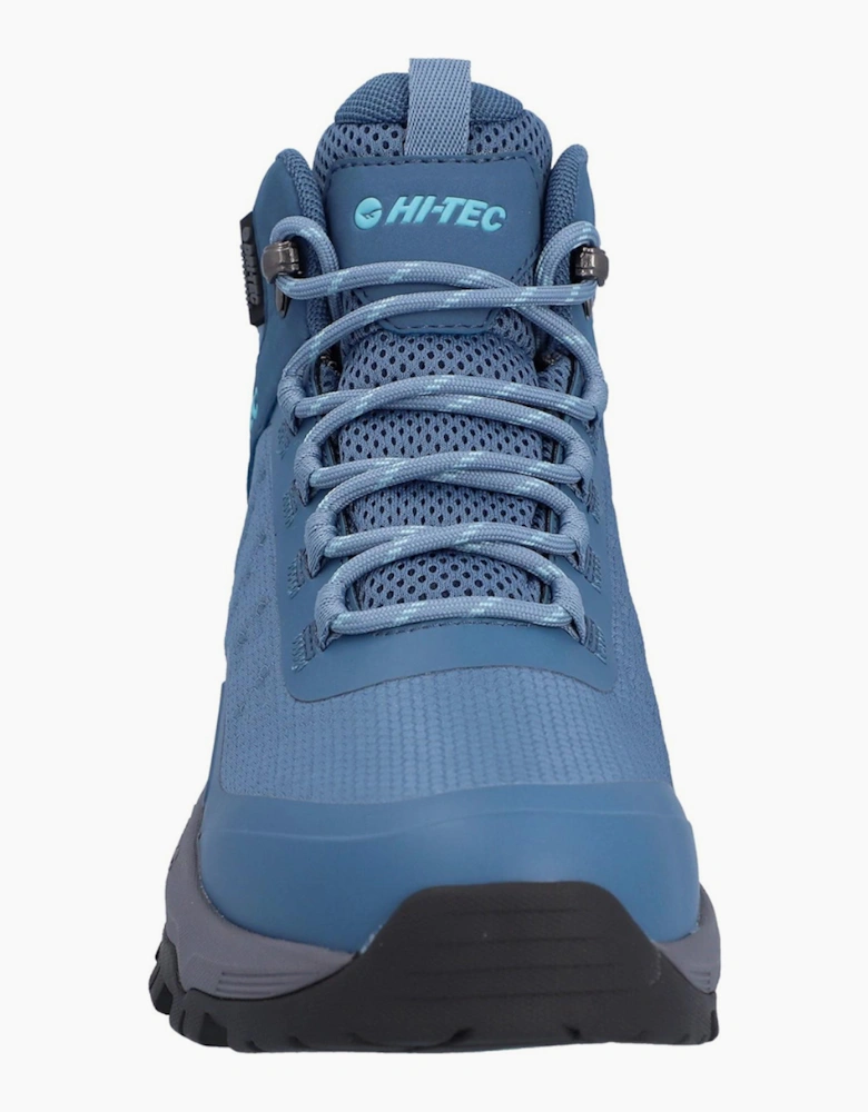 Hi-Tec Storm Expedition Womens Hiking Boots Mid Blue
