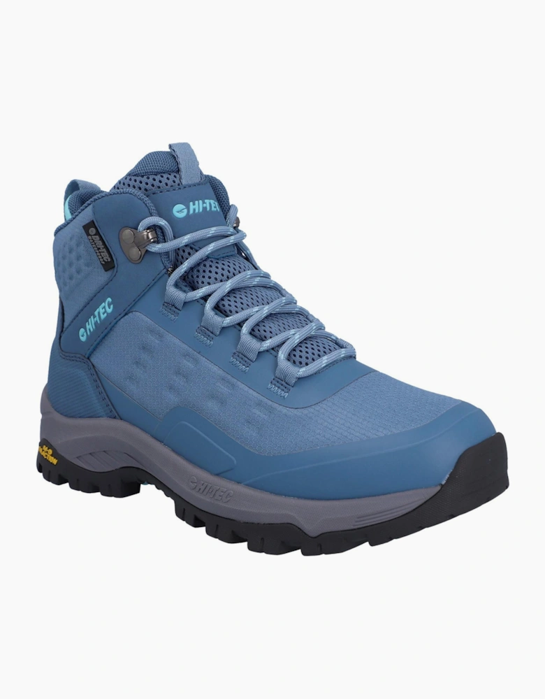 Hi-Tec Storm Expedition Womens Hiking Boots Mid Blue
