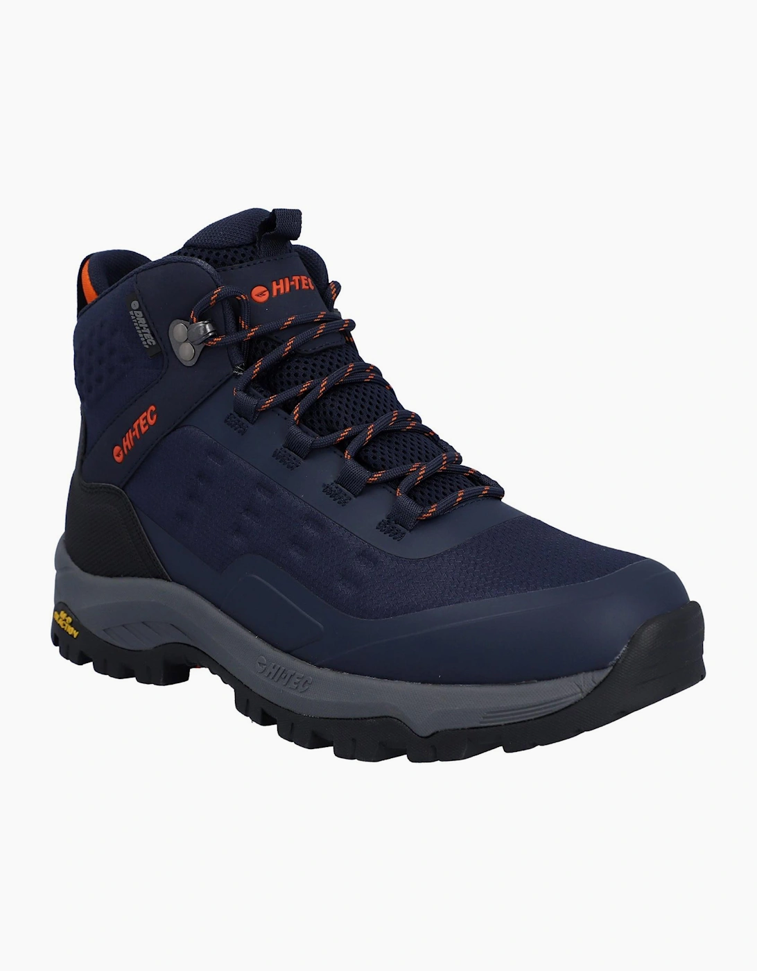 Hi-Tec Storm Expedition Mens Waterproof Hiking Boots Navy/Orange
