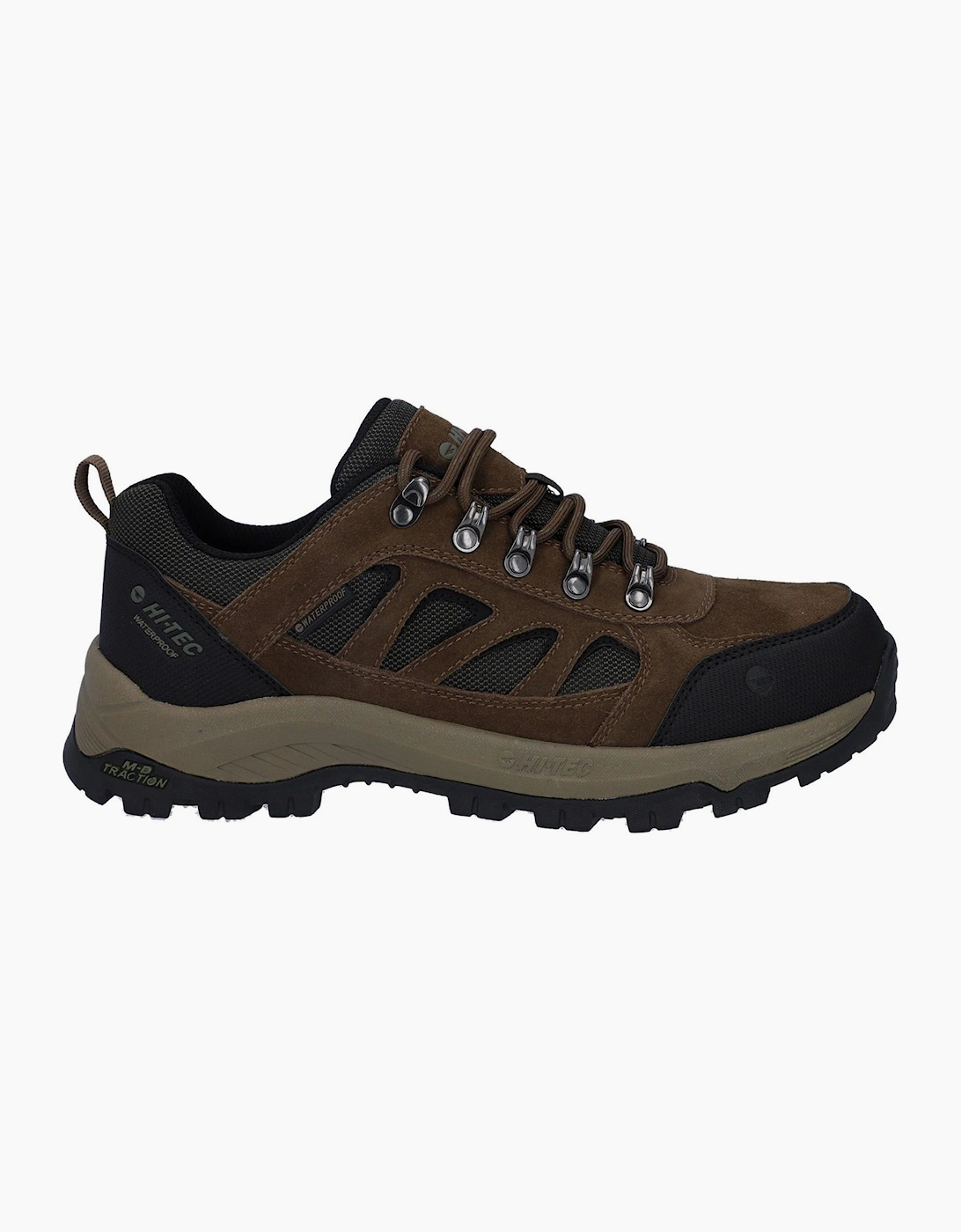 Hi-Tec Bandera Expedition Low Mens Hiking Shoes Smokey Brown/Khaki