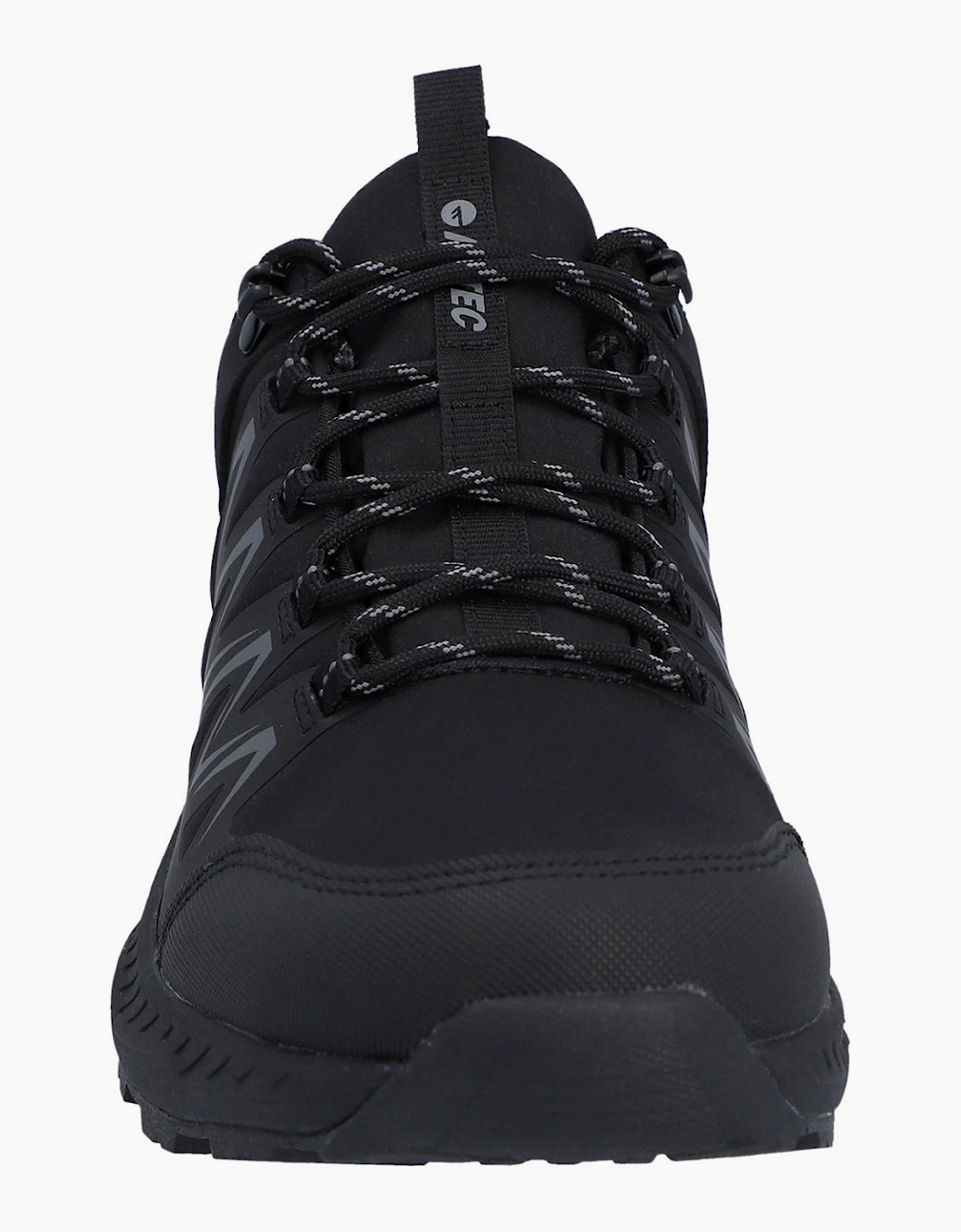 Hi-Tec H-Tec Stealth Low Waterproof Mens Trail Shoes Black/Dark Grey