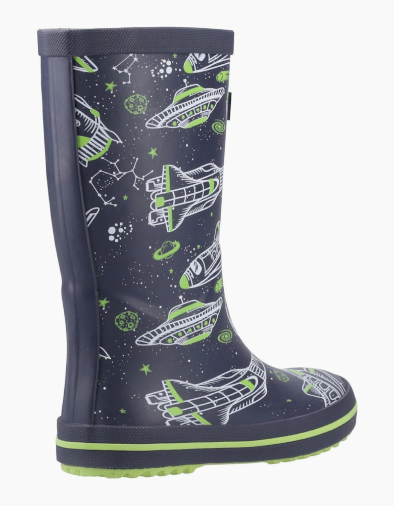 Cotswold Charlbury Junior Wellington Boots Black / Multicoloured