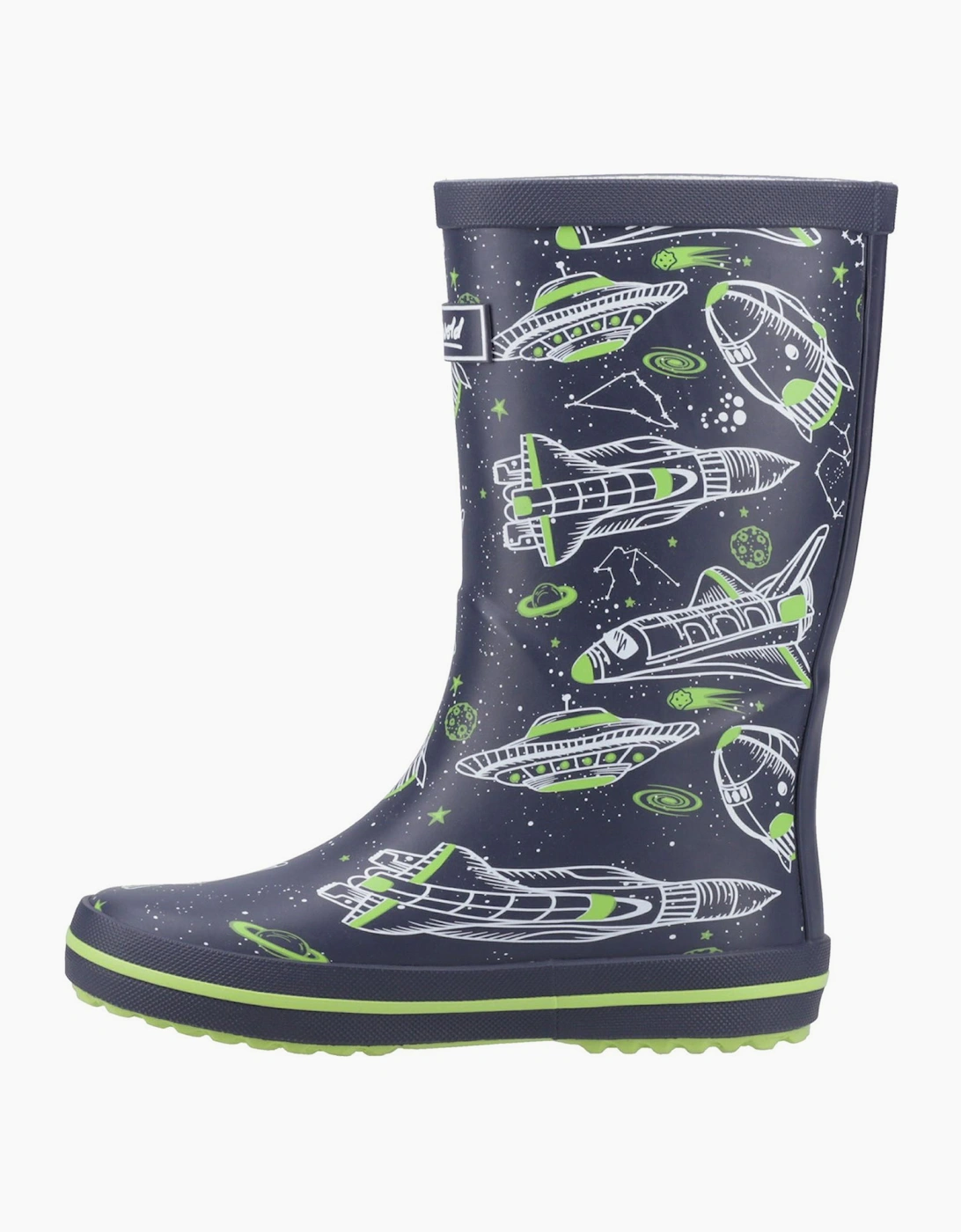 Cotswold Charlbury Junior Wellington Boots Black / Multicoloured