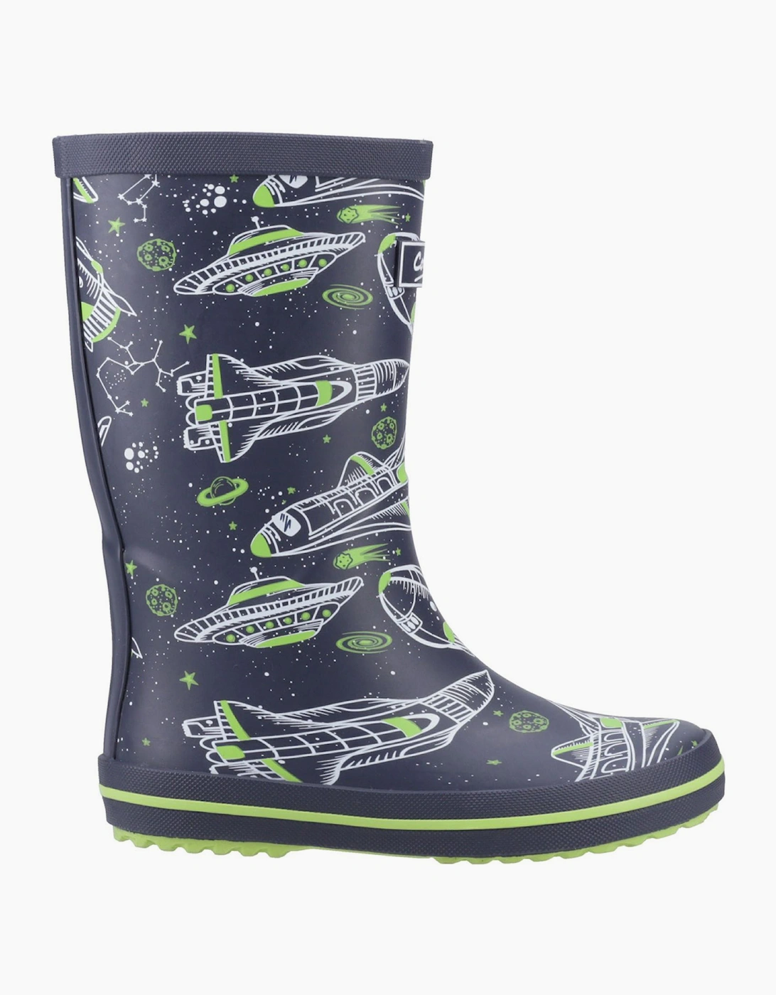 Cotswold Girl's Cotswold Charlbury Junior Wellington Boots Black / Multicoloured