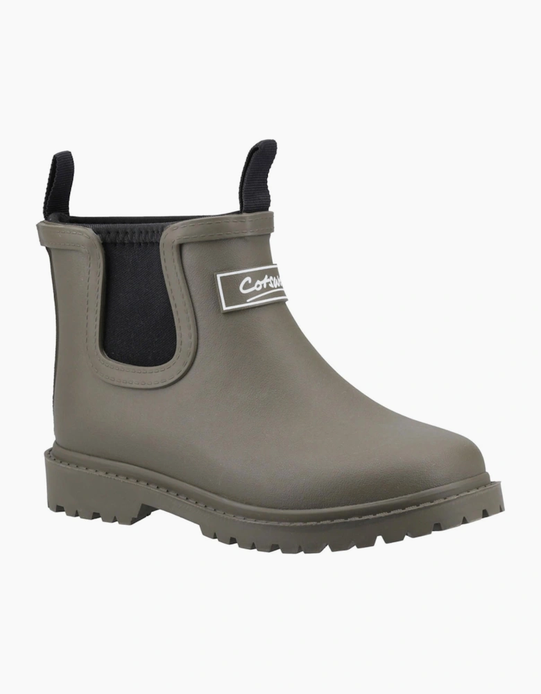 Cotswold Barton Kids Wellington Boots Khaki