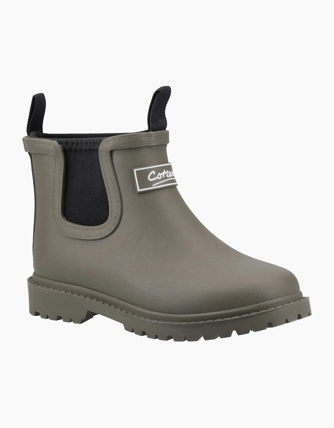 Cotswold Barton Kids Wellington Boots Khaki