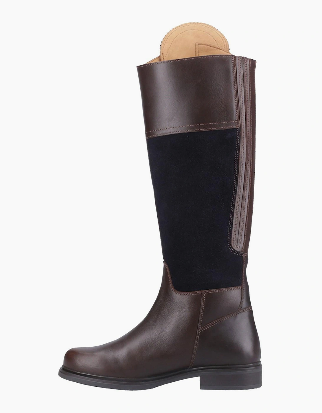 Cotswold Buscot Leather Womens Boots Brown/Navy