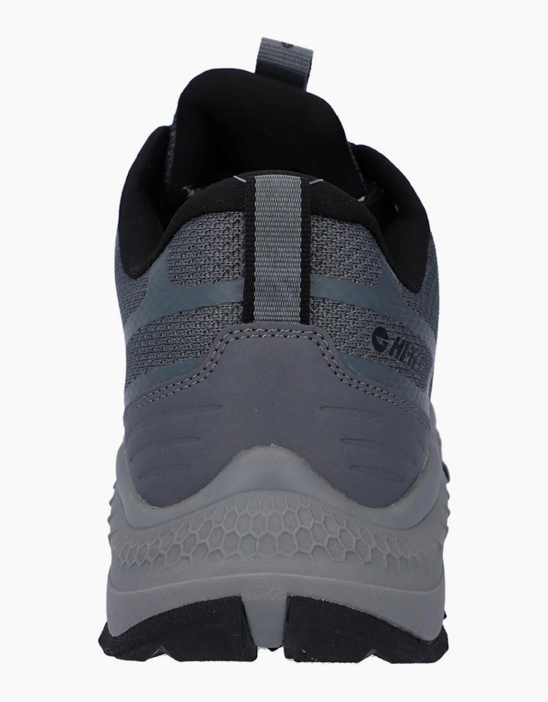 Hi-Tec Mauna Waterproof Mens Trail Shoes Grey/Black/Black