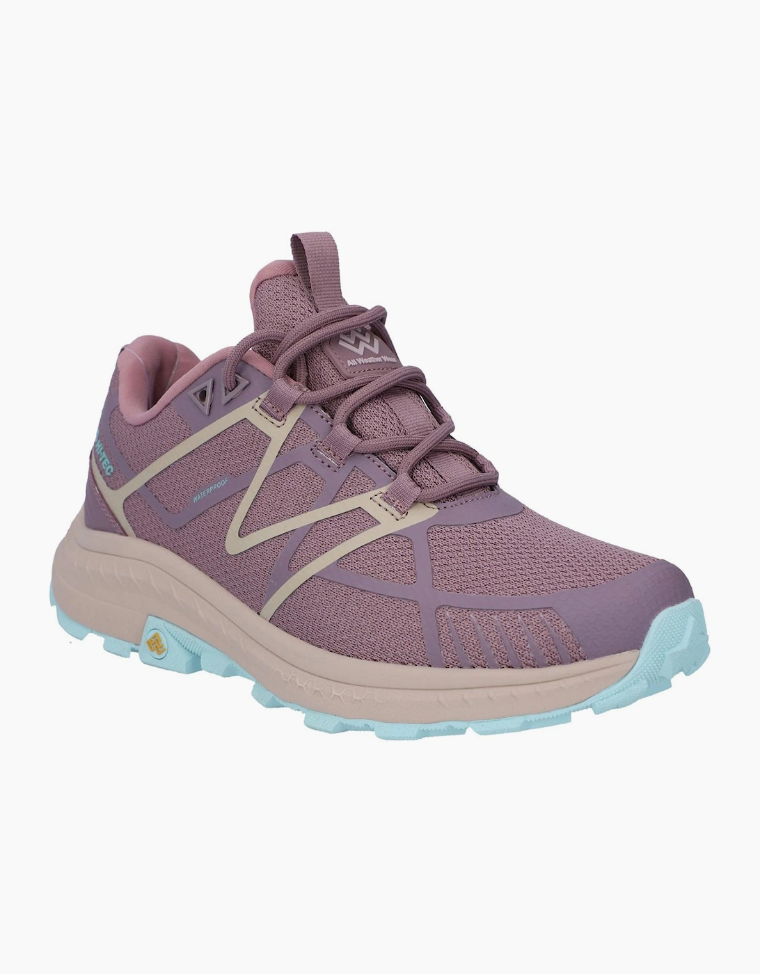Hi-Tec Mauna Waterproof Womens Trail Shoes Toadstool/Sepia Rose