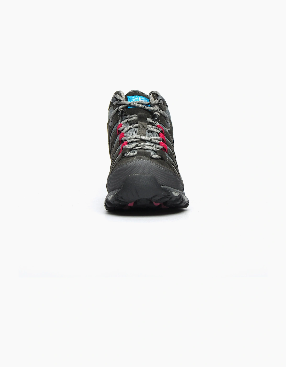 Karrimor Premium Isla Mid Waterproof Womens Hiking Boots Black Charcoal / Dark Purple Pink