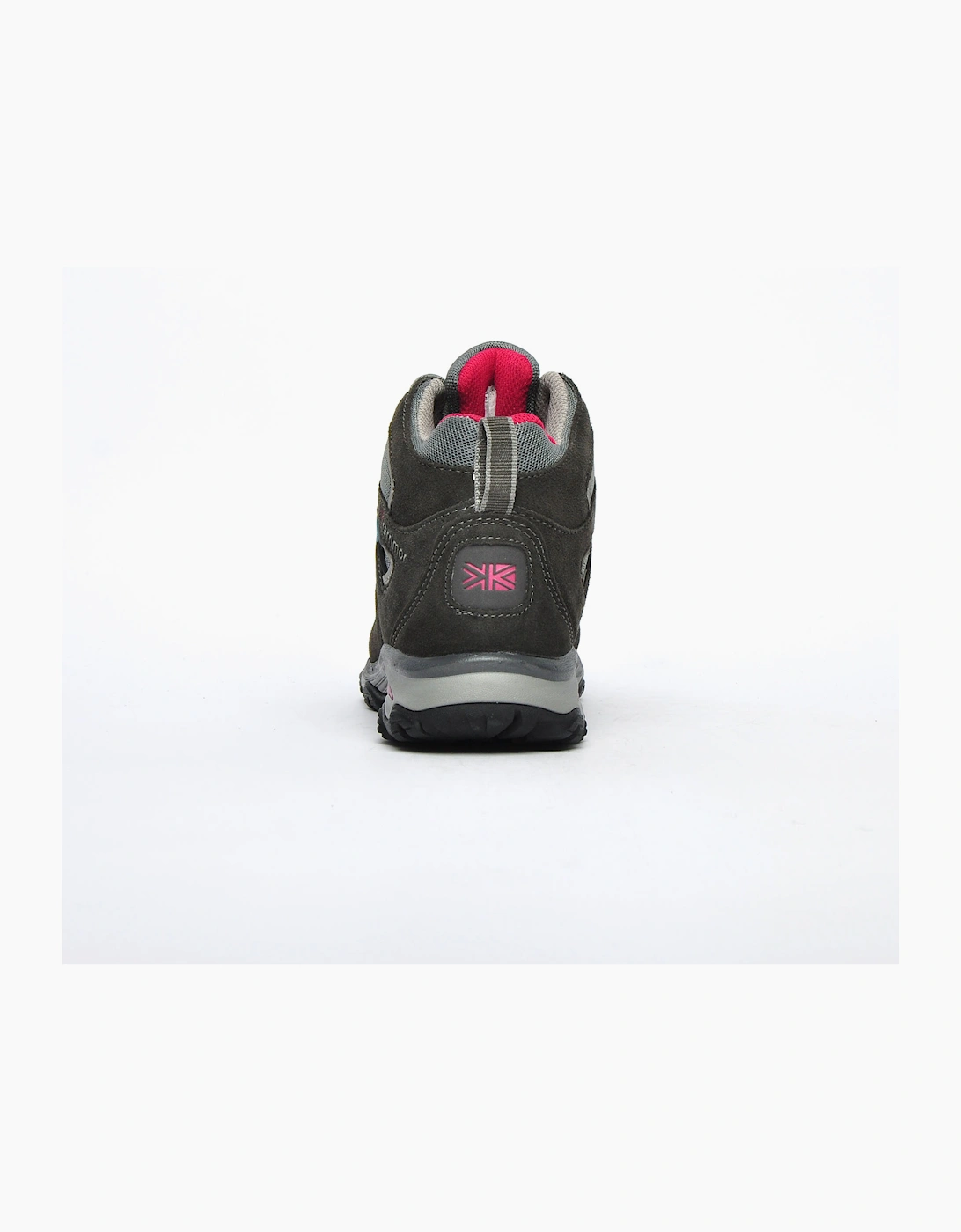 Karrimor Premium Isla Mid Waterproof Womens Hiking Boots Black Charcoal / Dark Purple Pink