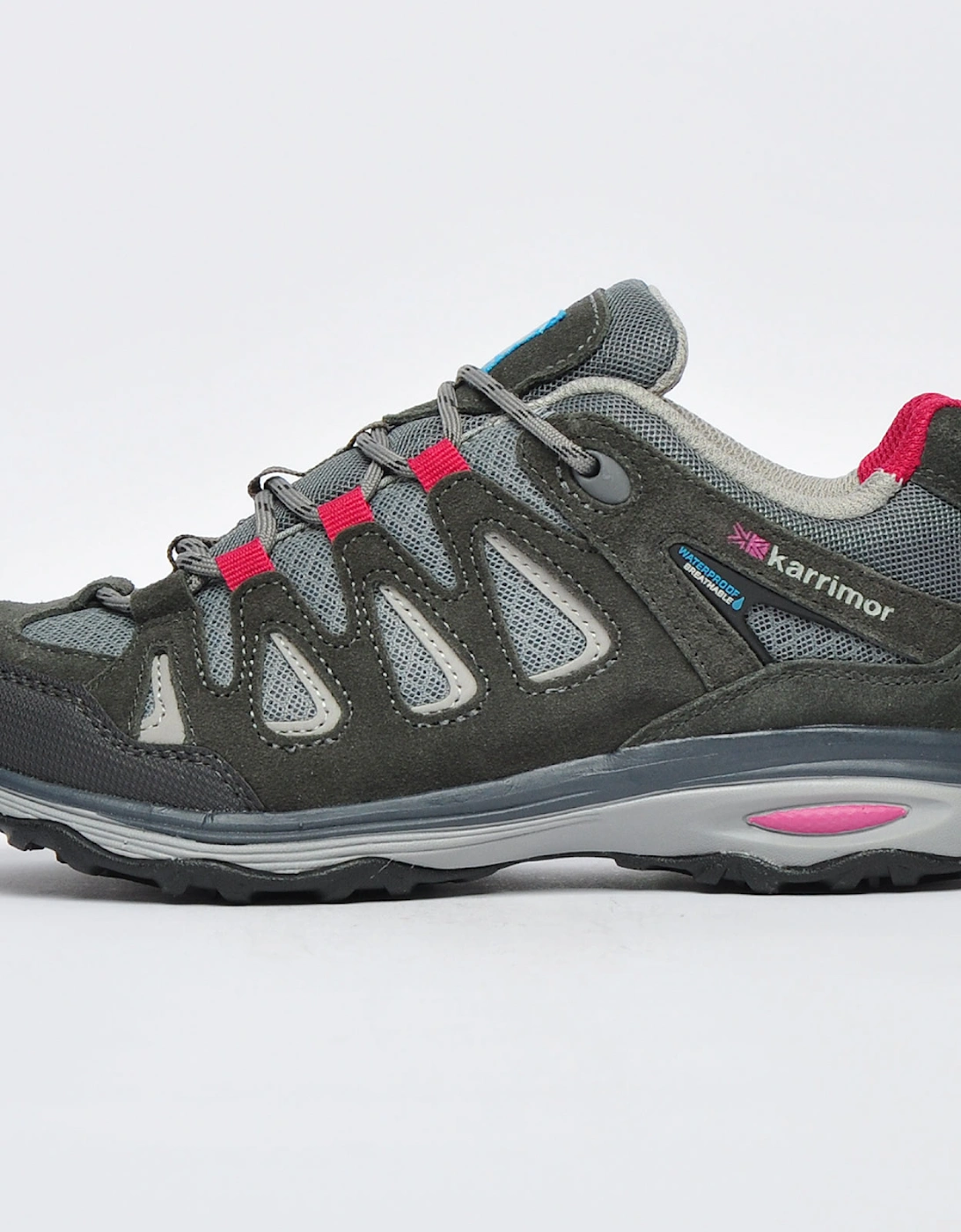 Karrimor Prenium Isla Waterproof Womens Dark Charcoal / Black / Purple Pink