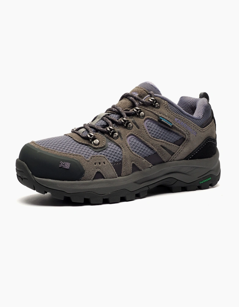 Karrimor Premium Bodmin Low 6 Womens Waterproof Hiking Shoes Grey / Lilac