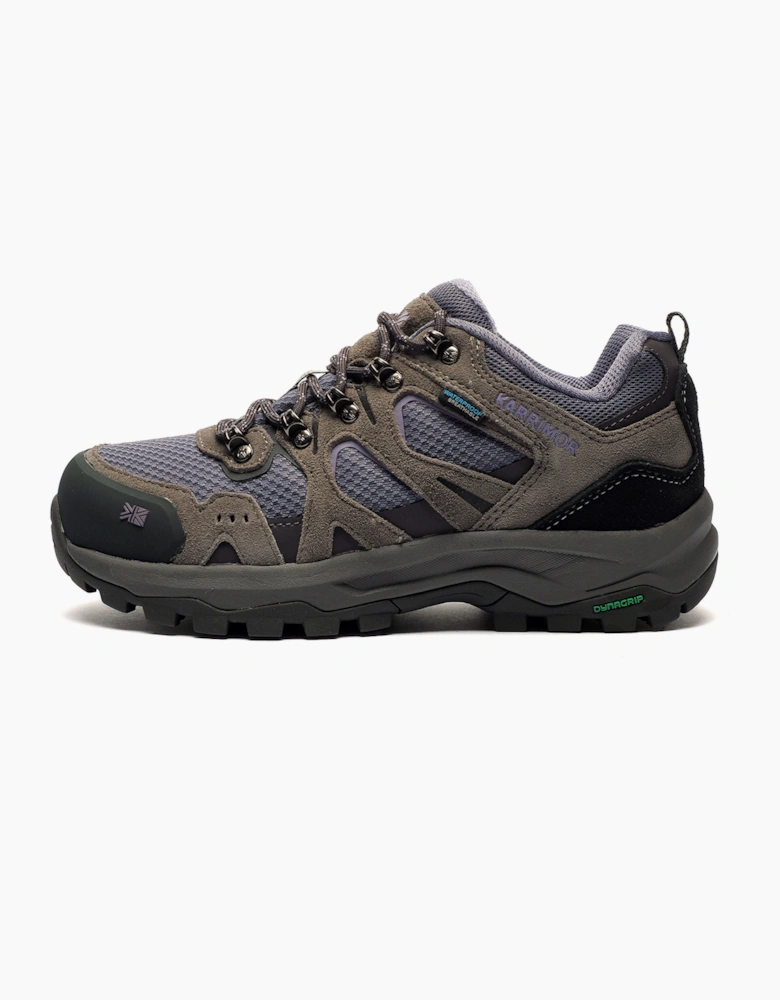 Karrimor Premium Bodmin Low 6 Womens Waterproof Hiking Shoes Grey / Lilac