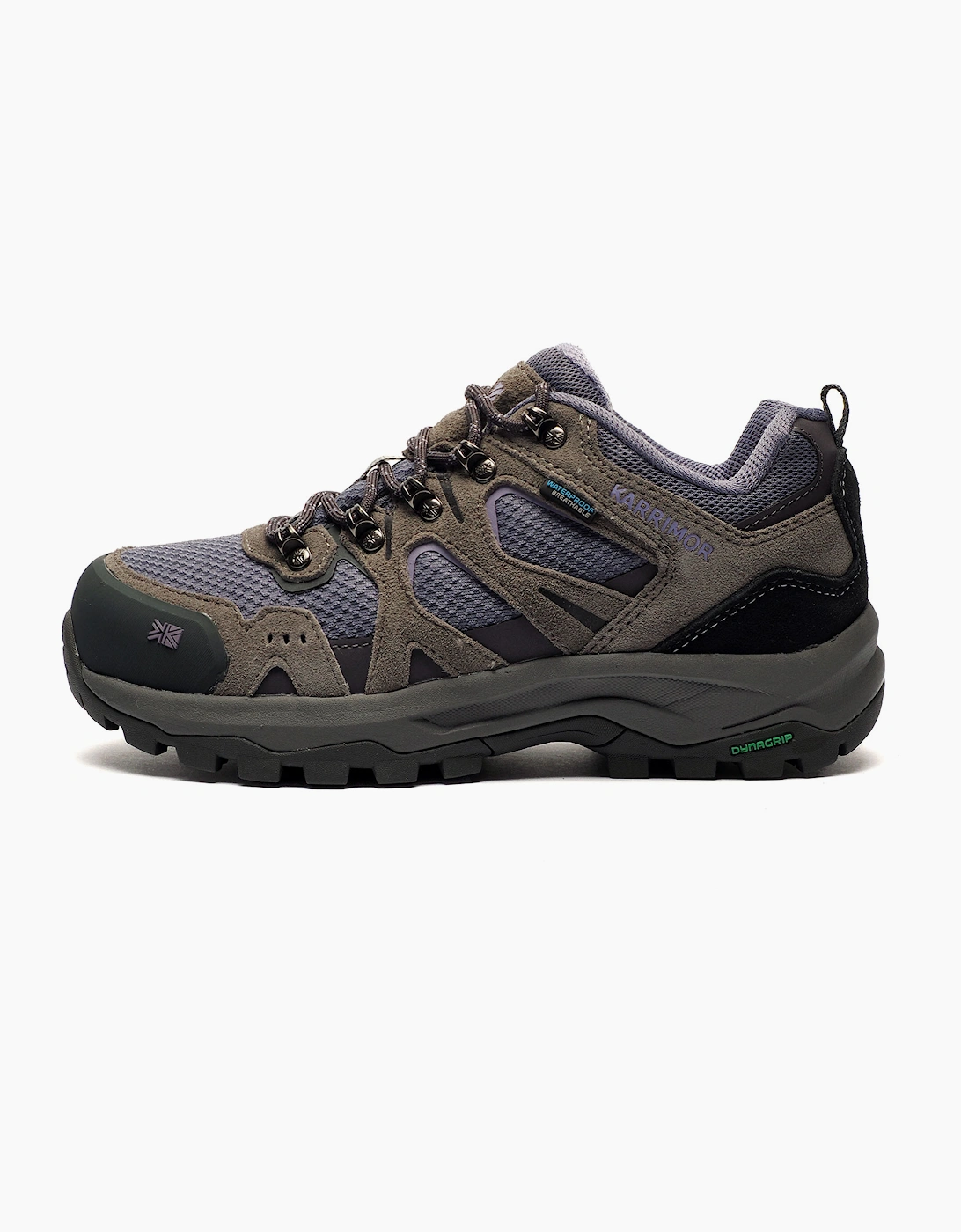 Karrimor Premium Bodmin Low 6 Womens Waterproof Hiking Shoes Grey / Lilac