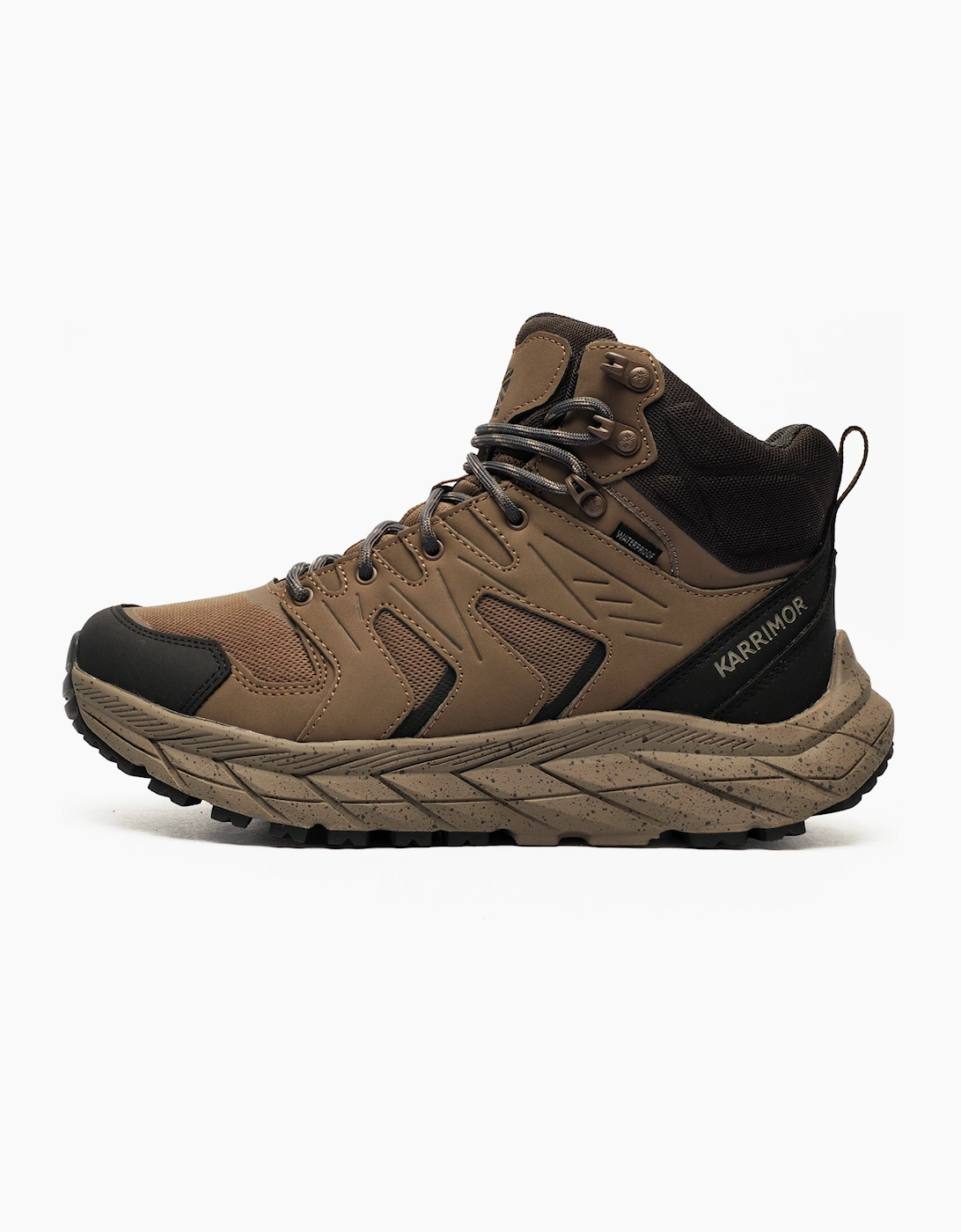 Karrimor Premium Kestrel Mid Mens Waterproof Hiking Boots Brown