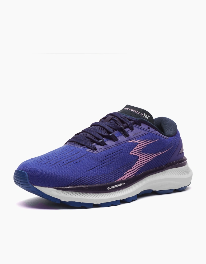 361 361° Nemesis 3 Womens Running Shoes Surf / Mauve