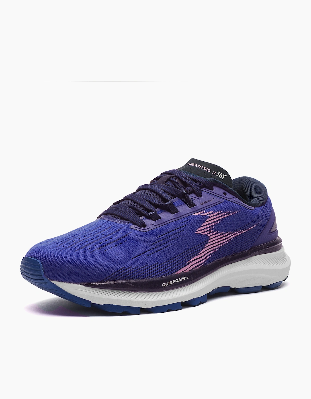 361 361° Nemesis 3 Womens Running Shoes Surf / Mauve