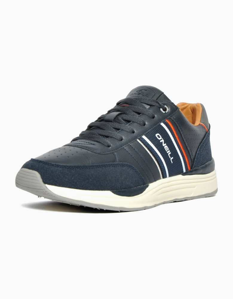 O'Neill Key West Low Mens Trainers Navy / Red / White