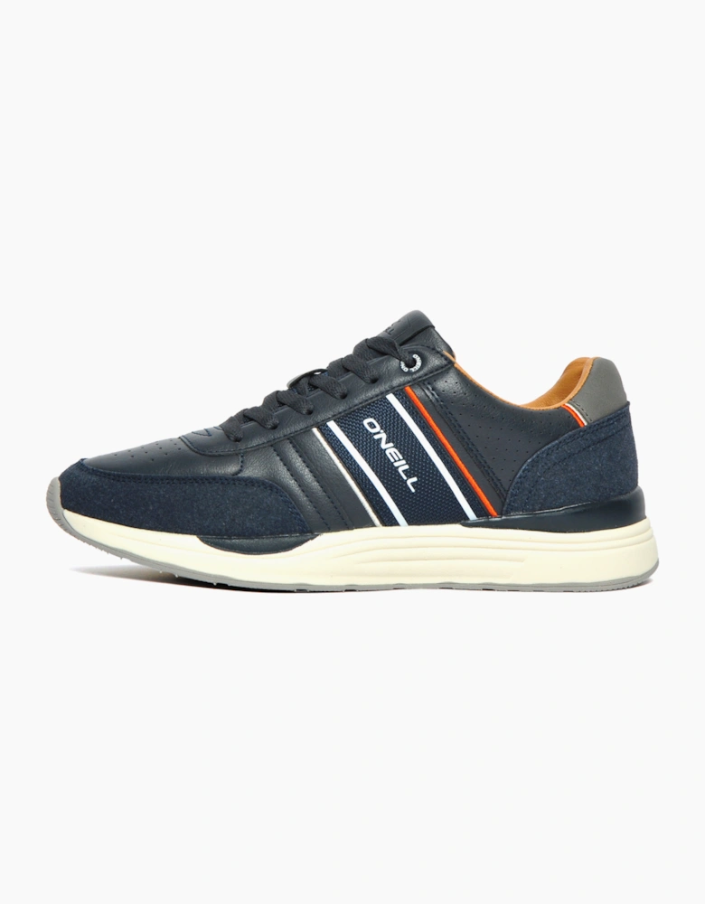 O'Neill Key West Low Mens Trainers Navy / Red / White