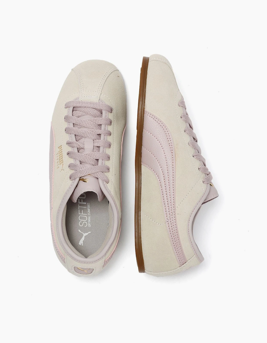 Puma Tackle Suede Women's Silver Fog/Misty Pink Trainers