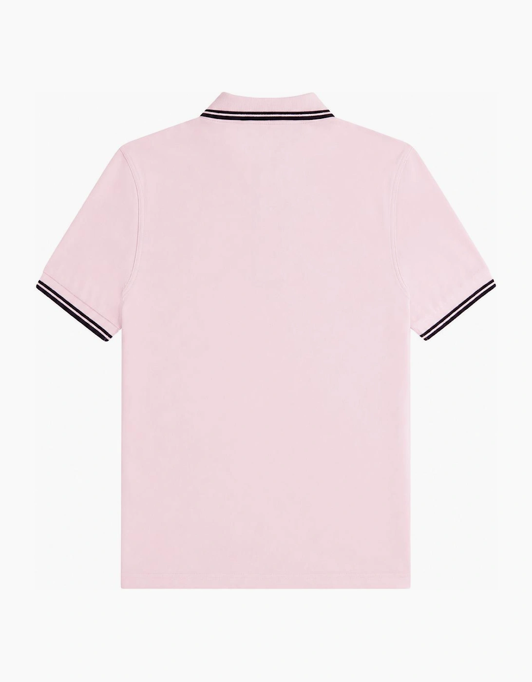 Fred Perry Twin Tipped Polo Shirt Iced Pink/Navy/Navy