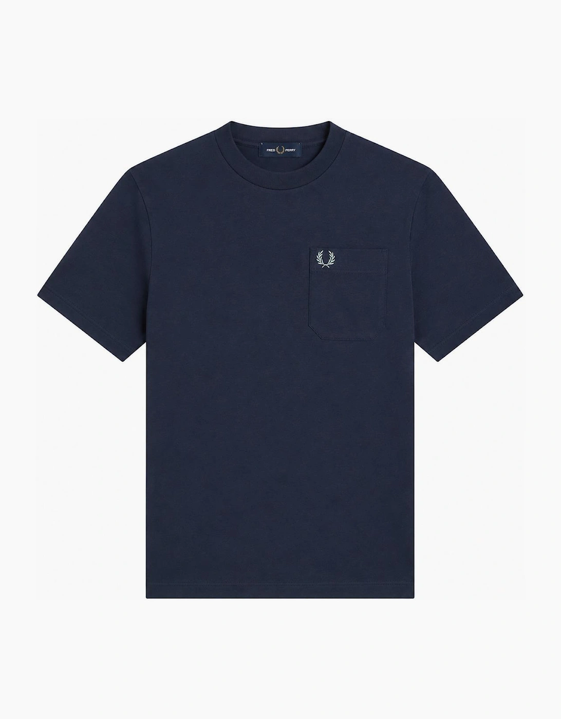 Fred Perry Relaxed Pocket T-Shirt Dark Airforce, 4 of 3