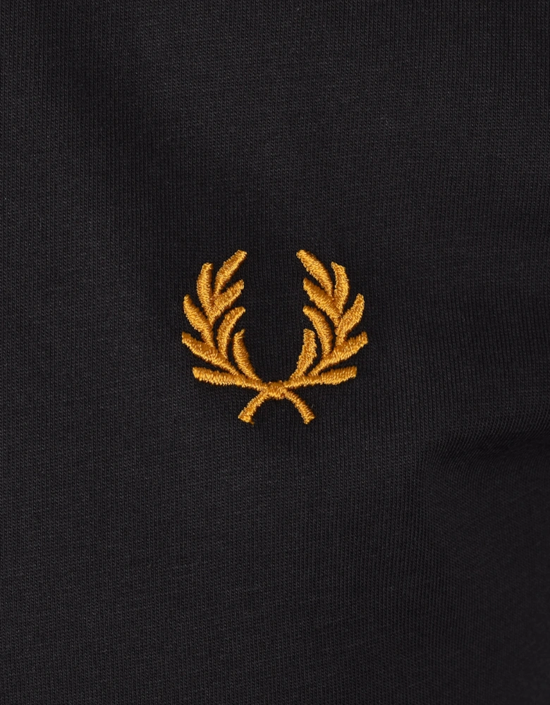 FRED PERRY TWIN TIPPED T-SHIRT ANCHOR GREY/GOLD